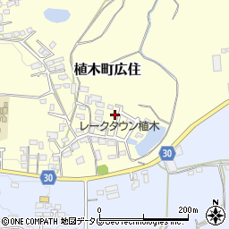 熊本県熊本市北区植木町広住178-29周辺の地図