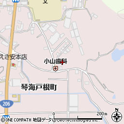 長崎県長崎市琴海戸根町2694-43周辺の地図