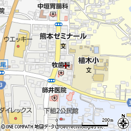 熊本県熊本市北区植木町植木515周辺の地図