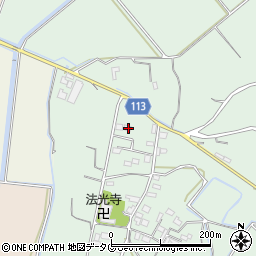 熊本県玉名市天水町野部田871周辺の地図