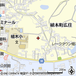 熊本県熊本市北区植木町広住37-1周辺の地図