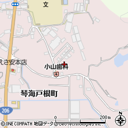 長崎県長崎市琴海戸根町2964-50周辺の地図