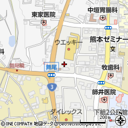 熊本県熊本市北区植木町植木556周辺の地図