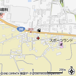 熊本県熊本市北区植木町滴水500周辺の地図