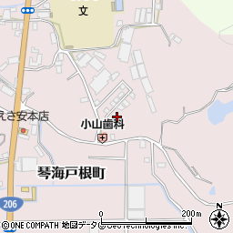 長崎県長崎市琴海戸根町2694-51周辺の地図