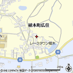 熊本県熊本市北区植木町広住183-1周辺の地図