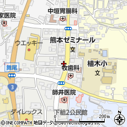 熊本県熊本市北区植木町植木591周辺の地図