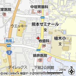 熊本県熊本市北区植木町植木592周辺の地図