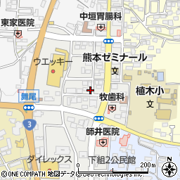 熊本県熊本市北区植木町植木583周辺の地図