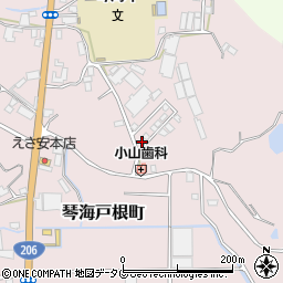 長崎県長崎市琴海戸根町2694-28周辺の地図