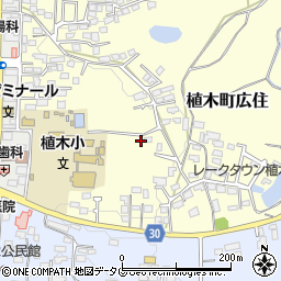 熊本県熊本市北区植木町広住37周辺の地図