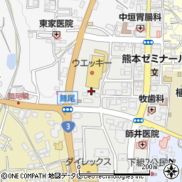 熊本県熊本市北区植木町植木540周辺の地図