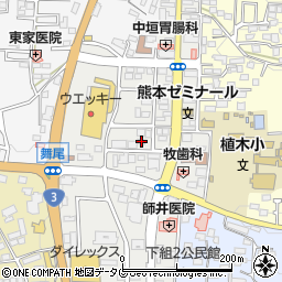 熊本県熊本市北区植木町植木584周辺の地図