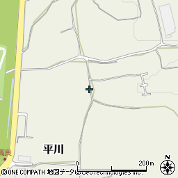 熊本県菊池郡大津町平川3901周辺の地図