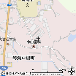 長崎県長崎市琴海戸根町2694-5周辺の地図