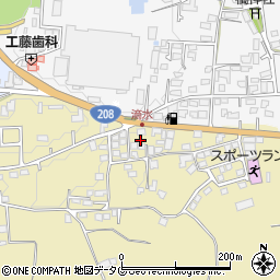 熊本県熊本市北区植木町滴水501周辺の地図