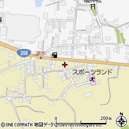 熊本県熊本市北区植木町滴水497周辺の地図