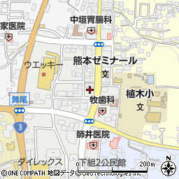 熊本県熊本市北区植木町植木594周辺の地図