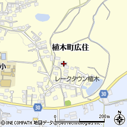 熊本県熊本市北区植木町広住183周辺の地図