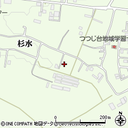 熊本県菊池郡大津町杉水3565-40周辺の地図