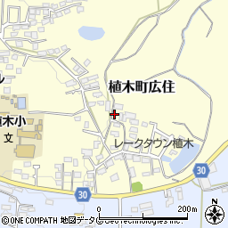 熊本県熊本市北区植木町広住185周辺の地図