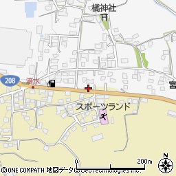熊本県熊本市北区植木町滴水496-2周辺の地図