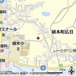 熊本県熊本市北区植木町広住42周辺の地図