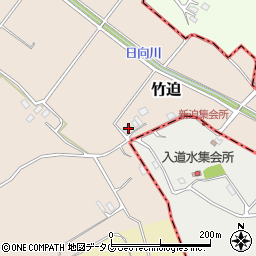 熊本県合志市竹迫189周辺の地図