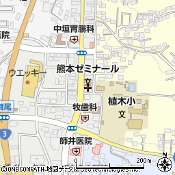 熊本県熊本市北区植木町植木610周辺の地図
