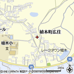 熊本県熊本市北区植木町広住71周辺の地図