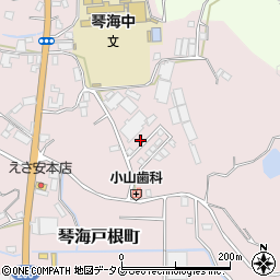 長崎県長崎市琴海戸根町2694-21周辺の地図