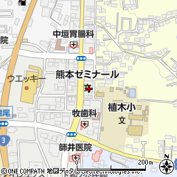 熊本県熊本市北区植木町植木611周辺の地図