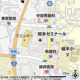 熊本県熊本市北区植木町植木569周辺の地図