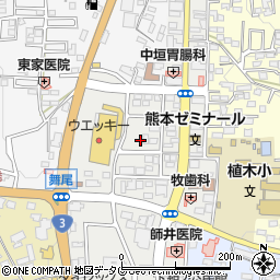 熊本県熊本市北区植木町植木572周辺の地図