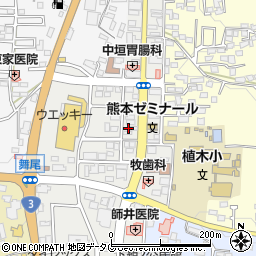 熊本県熊本市北区植木町植木598周辺の地図