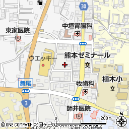 熊本県熊本市北区植木町植木570周辺の地図
