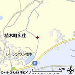 熊本県熊本市北区植木町広住250周辺の地図