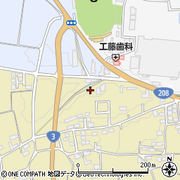 熊本県熊本市北区植木町滴水1054周辺の地図