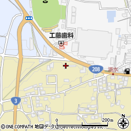 熊本県熊本市北区植木町滴水1043周辺の地図