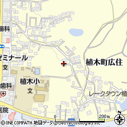 熊本県熊本市北区植木町広住67周辺の地図