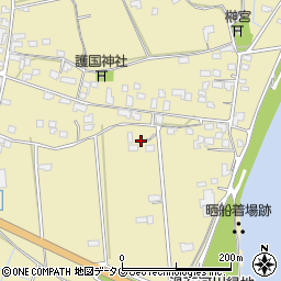 熊本県玉名市滑石2154周辺の地図