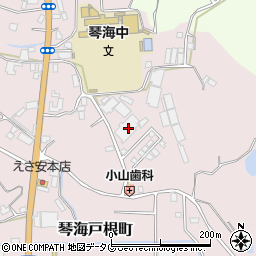 長崎県長崎市琴海戸根町2694-2周辺の地図