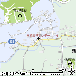 田端集落センター周辺の地図