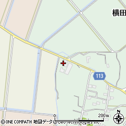 熊本県玉名市天水町野部田817周辺の地図