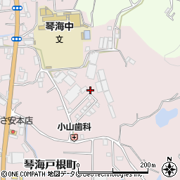 長崎県長崎市琴海戸根町2694-25周辺の地図