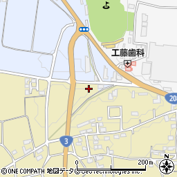 熊本県熊本市北区植木町滴水1069周辺の地図