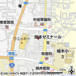 熊本県熊本市北区植木町植木580周辺の地図