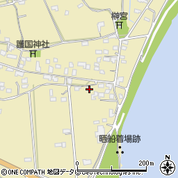 熊本県玉名市滑石2226周辺の地図