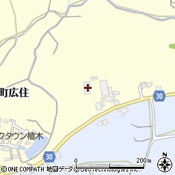 熊本県熊本市北区植木町広住284周辺の地図