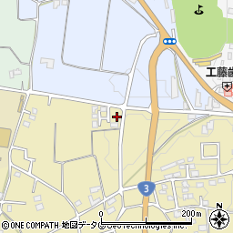 熊本県熊本市北区植木町滴水1071周辺の地図